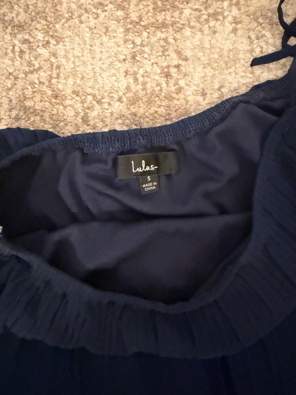 Lulu’s One Shoulder Ruffle Dress - Picture 2 of 2